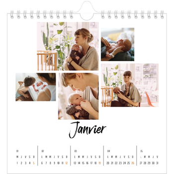Calendrier photo carré — Journal Intime