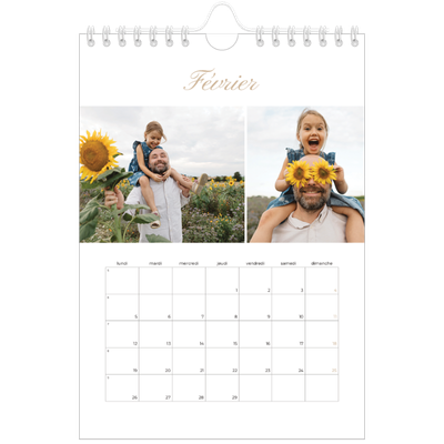 Calendrier photo A5 — Diaporama [Février]