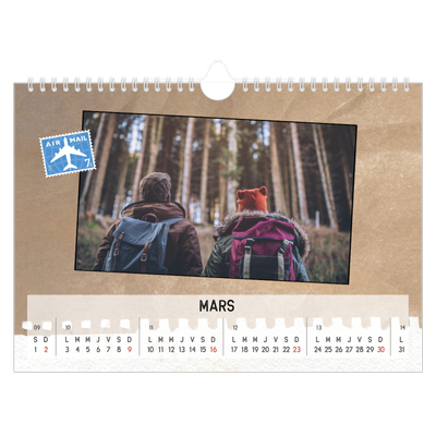 Calendrier photo A4 — Parts unknown [Mars]