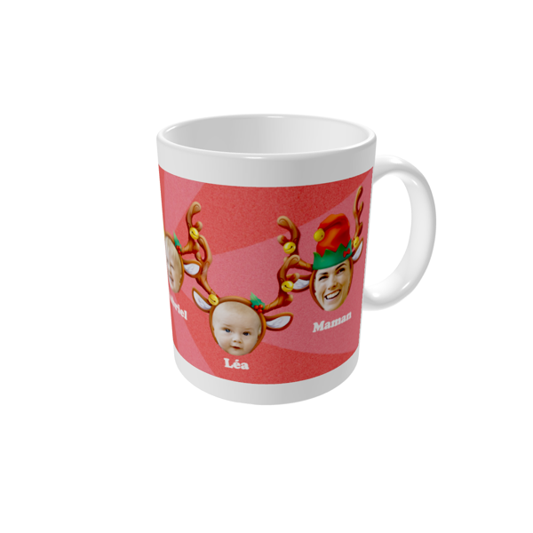 Mug personnalisé — Deer friends and family