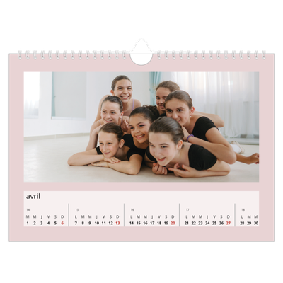Calendrier photo A4 — Neo Scandi [Avril]