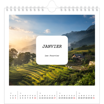 Calendrier photo carré — Toute l'histoire