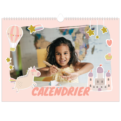Calendrier photo A3 — Licorne magique [couverture]