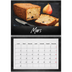 Calendrier photo A4 double (30 x 40 cm) — Tableau et craie [Mars]