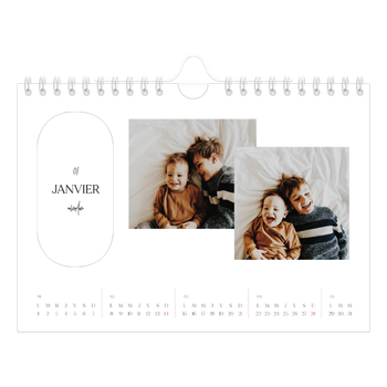 Calendrier photo A5 — Une ébauche