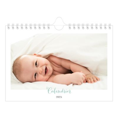 Calendrier photo A5 — Bienvenu au monde [couverture]