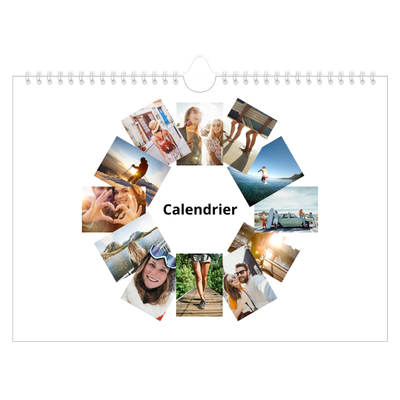 Calendrier photo A4 — Diaporama asymétrique [couverture]
