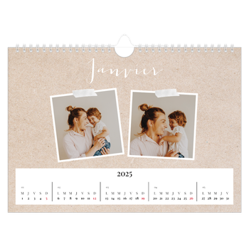 Calendrier photo A4 — Calendrier-album