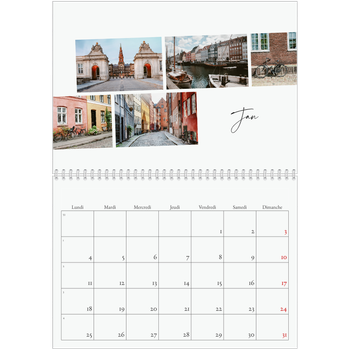 Calendrier photo A4 double — Escapade citadine