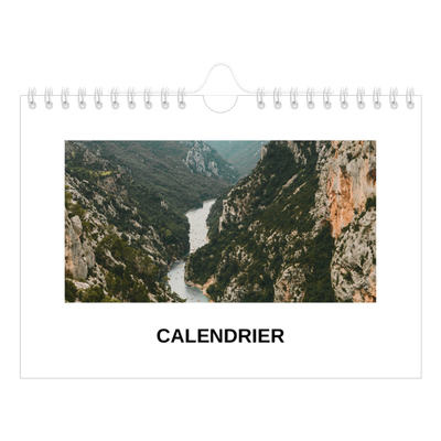 Calendrier photo A5 — Simple photo [couverture]