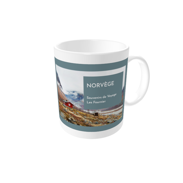 Mug personnalisé — Nuances de voyage - Norvège