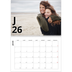 Calendrier photo A4 double (30 x 40 cm) — Jolie lettre [Janvier]
