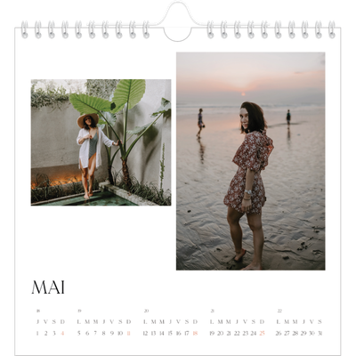 Calendriers annuels carré — Surf & couchers de soleil [couverture]