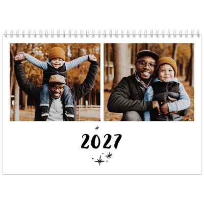 Calendrier photo A4 double (30 x 40 cm) — Fait Main [couverture]