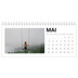 Calendrier de bureau — Espace blanc [couverture]