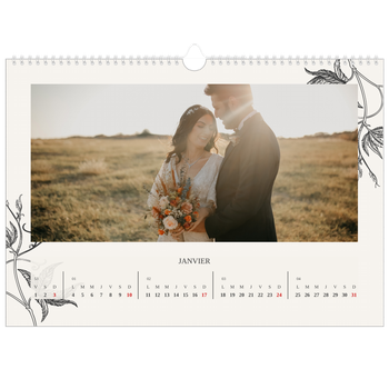 Calendrier photo A3 — Encre & lierre