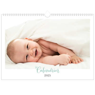 Calendrier photo A3 — Bienvenu au monde [couverture]