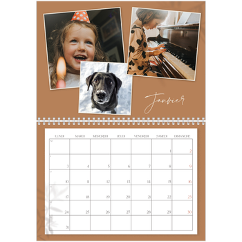Calendrier photo A4 double — Terre à terre
