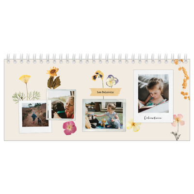 Calendrier de bureau — Scrapbook vintage [couverture]