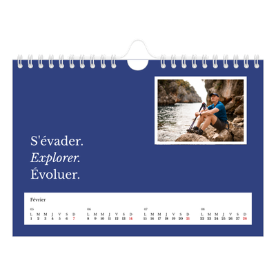 Calendrier photo A5 — Terre éditoriale [Février]