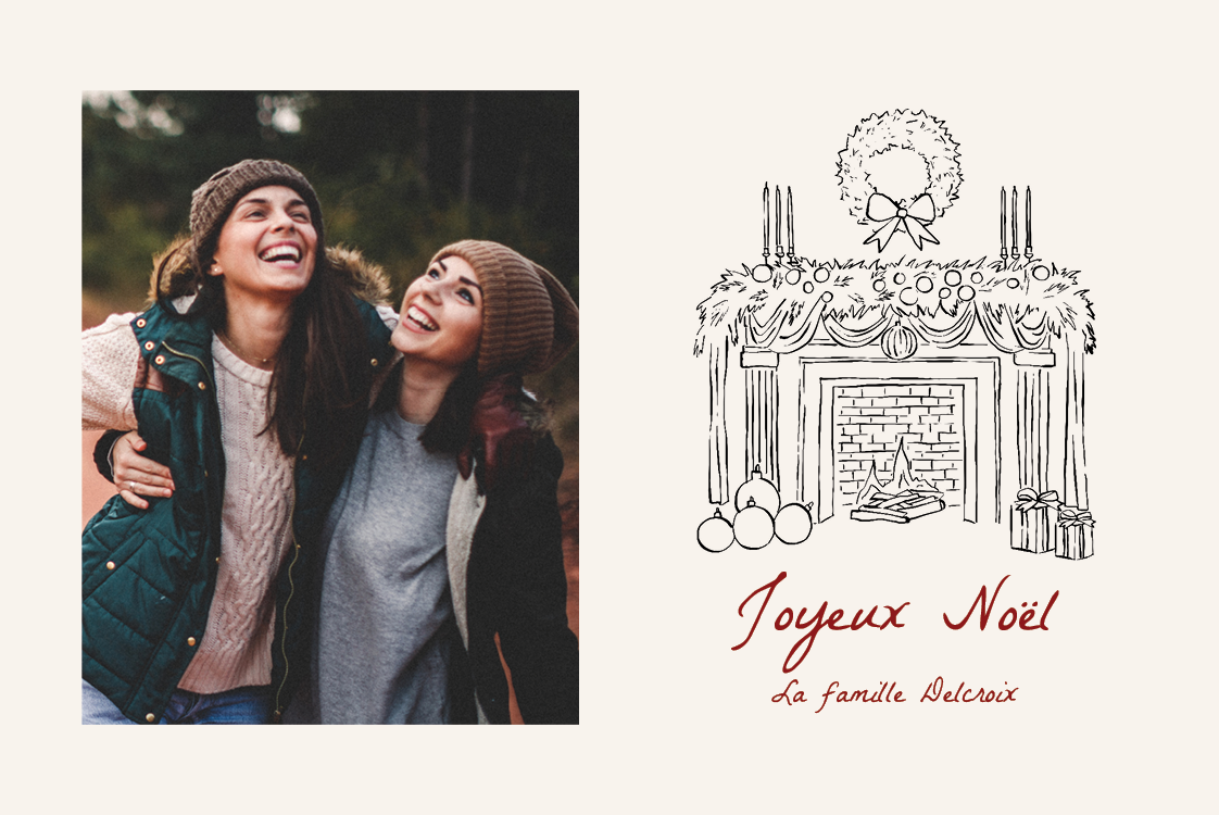 Faire-part & Cartes — Vœux de cheminée