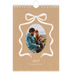 Calendrier photo A5 — Kraft et nœud [couverture]