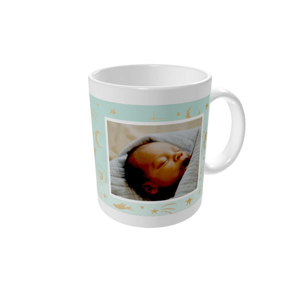 Mug personnalisé — Étoiles, lunes et magie