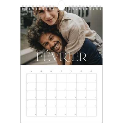 Calendrier photo A4 (20 x 30 cm) — Plus grand que la vie [Février]