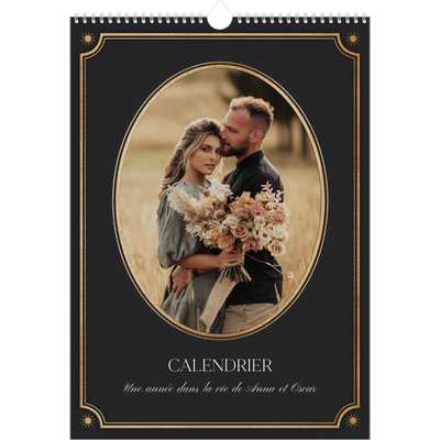 A3 Calendrier annuel — Classique vintage [couverture]