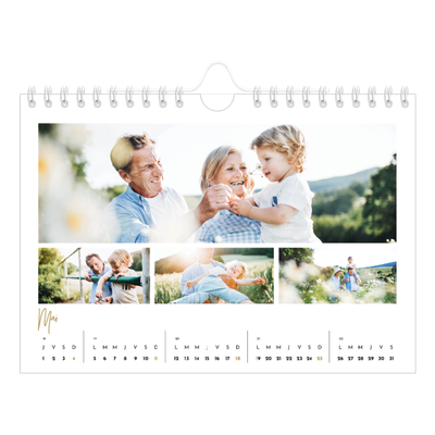 Calendrier photo A5 — Manuscrit [couverture]