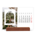 Calendrier de bureau support bois - paysage   — L'arche ouverte [Février]