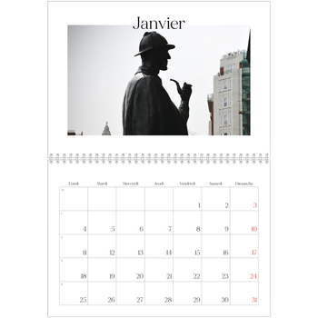 Calendrier photo A4 double — Mon carnet de voyage