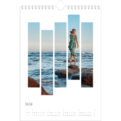 Calendrier photo A4 (20 x 30 cm) — Fragments de voyage [Mai]