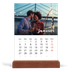 Calendrier de bureau support bois - portrait  — Superposition pinceau [Janvier]
