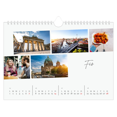Calendrier photo A4 — Escapade citadine [Février]