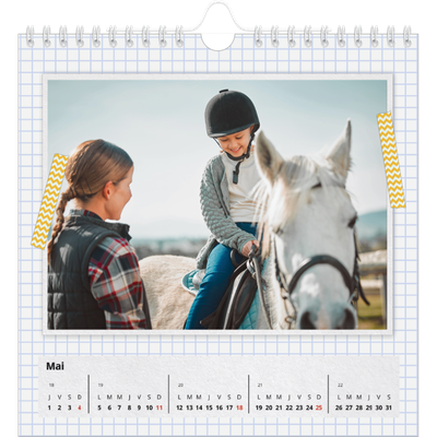 Calendriers annuels carré — Scrapbooking [couverture]