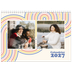 Calendrier photo A4 double (30 x 40 cm) — Rayures rétros [couverture]