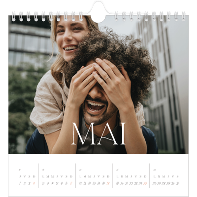 Calendriers annuels carré — Plus grand que la vie [couverture]