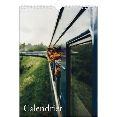 Calendrier photo A4 (20 x 30 cm) — Superposition classique [couverture]