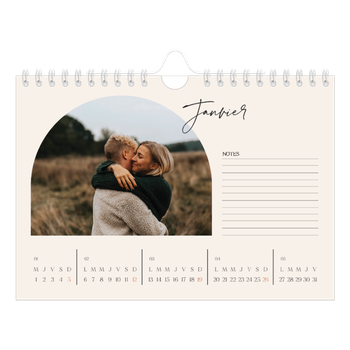 Calendrier photo A5 — Arche de souvenirs