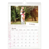 Calendrier photo A4 (20 x 30 cm) — Ornements bucoliques [Janvier]