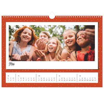 Calendrier photo A3 — Cliché rétro pop [couverture]