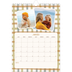 Calendrier photo A4 (20 x 30 cm) — Motifs rétros [Janvier]