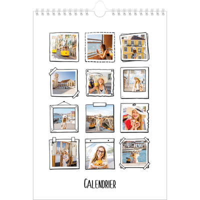 Calendrier photo A4 (20 x 30 cm) — Instants d'album photo [couverture]