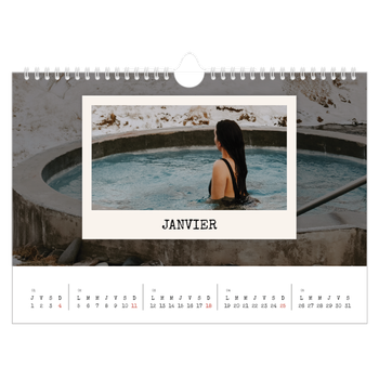 Calendrier photo A4 — L'édition portrait