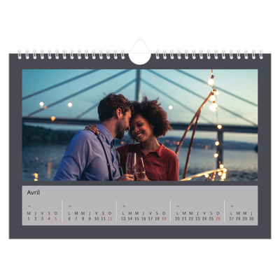 Calendrier photo A4 — Un monde en couleur [Avril]