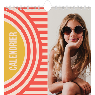 Calendriers annuels carré — Fun et moderne [couverture]