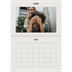 Calendrier photo A4 double (30 x 40 cm) — Ivoire simple [couverture]