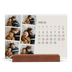 Calendrier de bureau support bois - paysage   — Souvenirs en mouvement [Février]