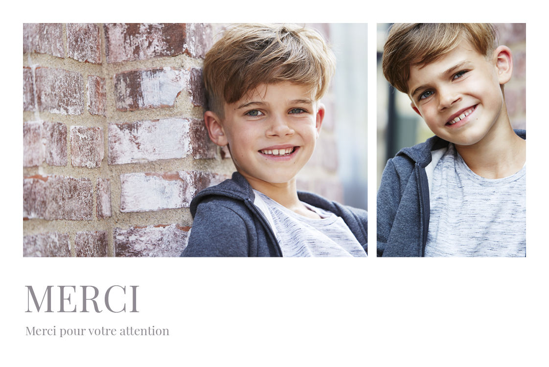 Carte de remerciement — Duo